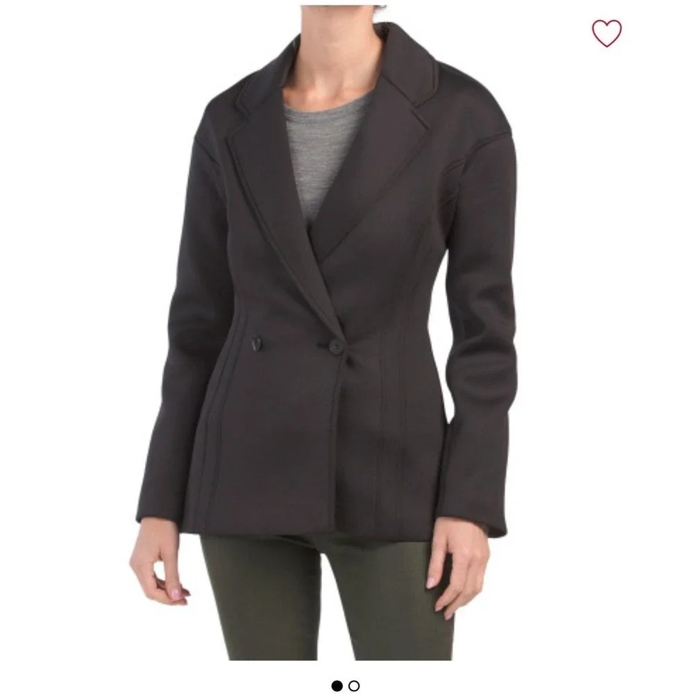 Zara Black Long Sleeve Blazer Formal Jacket Size Small